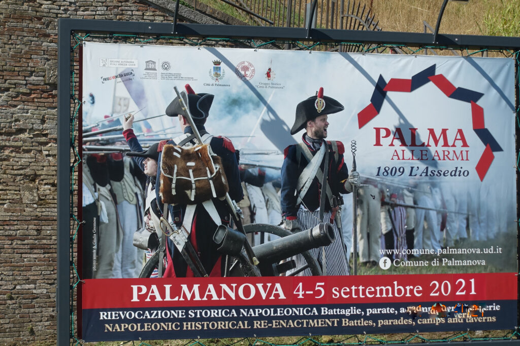 2 Palmanova spielt die napoleonische Belagerung nach 1