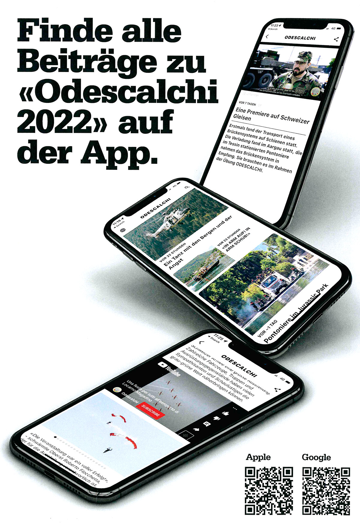 App Odescalchi für Apple und Google
