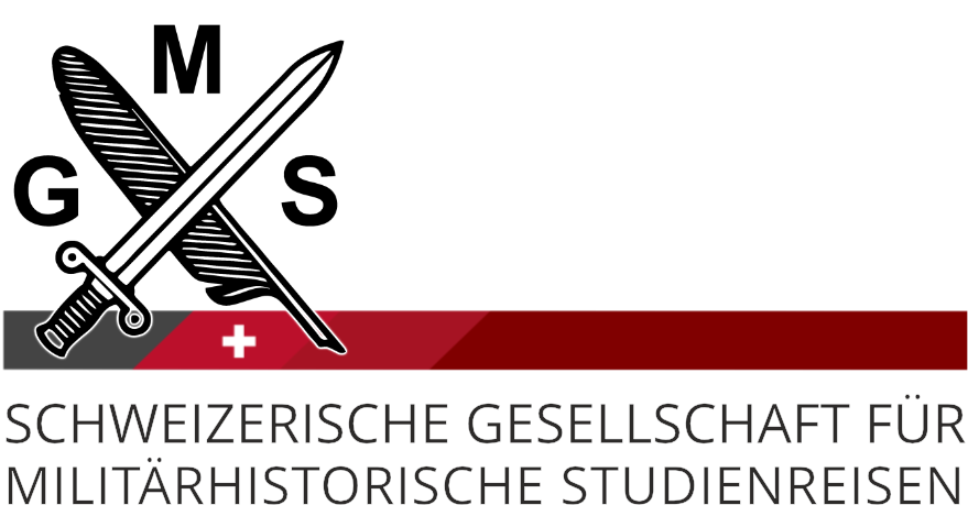 Das Logo der GMS Schweizerische Gesellschaft für militärhistorische Studienreisen