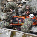 Training im Übungsdorf